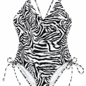 Costume Intero Animalier Black/White